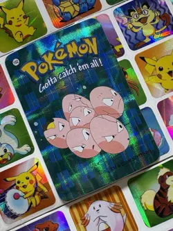 Pokemon 151 Vintage Pocket Monsters Vending HOLO Prism Sticker 2000 Nintendo - Image 3