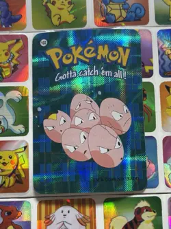Pokemon 151 Vintage Pocket Monsters Vending HOLO Prism Sticker 2000 Nintendo - Image 4