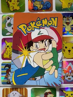 Pokemon 151 Vintage Pocket Monsters Vending HOLO Prism Sticker 2000 Nintendo - Image 5