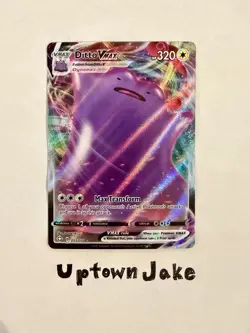 Pokemon TCG Shining Fates Ditto VMAX 051/072 Ultra Rare Full Art Holo - Image 1