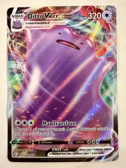 Pokemon TCG Shining Fates Ditto VMAX 051/072 Ultra Rare Full Art Holo - Image 2