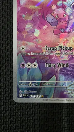 Pokemon Tinkatink Full Art Holo Illustration Rare SV02 Paldea Evolved 216/193 - Image 5