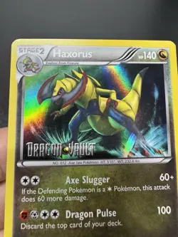Pokemon Haxorus Stamped - (Dragon Vault) 16/20 Holo - Image 5
