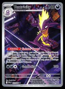 TOXTRICITY 103/094 ILLUSTRATION RARE PHANTASMAL FLAMES POKEMON HP - Image 1