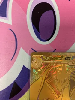 Mega Charizard Y EX 294/217 Gold Hyper Rare, Ascended Heroes, Pokemon TCG - Image 3