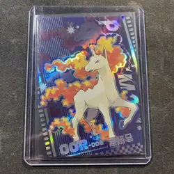 Pokemon Mengka Rapidash OOR-008 Card Chinese Non TCG Collectible Illustration - Image 1