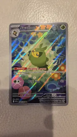 Swadloon Illustration Rare Holo Pokemon White Flare #088/086 NM - Image 1