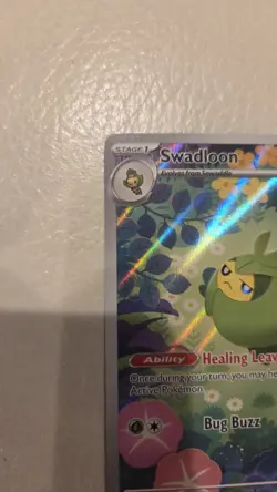 Swadloon Illustration Rare Holo Pokemon White Flare #088/086 NM - Image 2