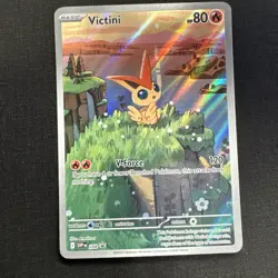 Pokemon TCG Victini Full Art Holo Black Star Promo 208 NM - Image 1