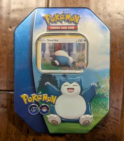 Pokemon TCG Pokemon Go Tin Snorlax Factory Sealed - Image 1