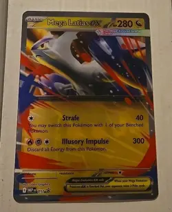Mega Latias ex 011 Lenticular Promo Pokemon Oversized Jumbo - Image 1