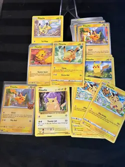 Pokemon TCG 21 Card Pikachu Lot w/ One Holo - Different sets - NM/M - Image 1