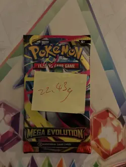 (HEAVY) 22.43g Pokemon TCG Mega Evolution Booster Pack (SEALED)✅ - Image 2