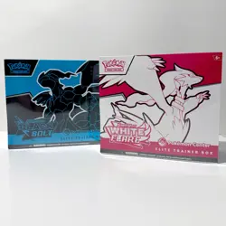 Pokemon TCG Black Bolt & White Flare Pokemon Center ETB Set *Factory Sealed* - Image 1