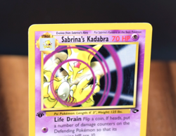 Sabrina's Kadabra 58/132 Gym Challenge 1st Edition Pokemon Card WOTC - Image 3
