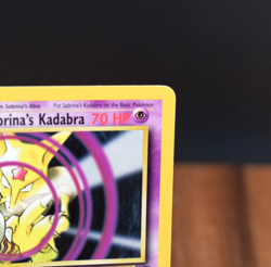 Sabrina's Kadabra 58/132 Gym Challenge 1st Edition Pokemon Card WOTC - Image 4