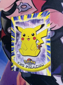 1999 Topps Tv Series Pikachu #25 Topps Blue Label Edition Non Holo Pokemon Card - Image 3