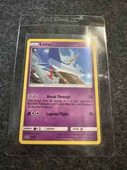 Pokemon TCG 2017 Latios SM88 Sun & Moon Cosmos Holo Black Star Promo LP - Image 1