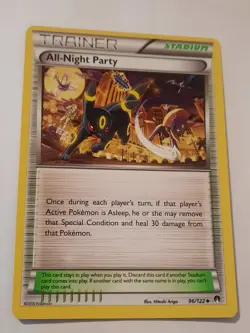 All Night Party #96/122 BREAKPoint Uncommon Trainer Pokemon Card - Image 1