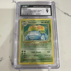Venusaur 003/034 Trading Card Game Classic Holo CGC 9 100 HP Card 2023 - Image 1