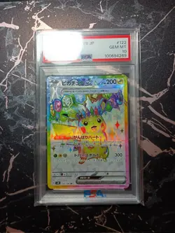 Pikachu EX 122 Pokemon SV8 Super Electric Breaker PSA 10 Japanese 2024 Rare - Image 1