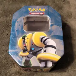 Pokemon TCG 2008 Regigigas & Heatran Collector's Tin Empty *FREE SHIPPING* - Image 1