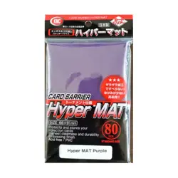 KMC Card Protection Hyper Matte Purple (80) New - Image 1