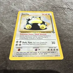 Snorlax Jungle 27/64 Unlimited Edition Regular Card LP - Image 3