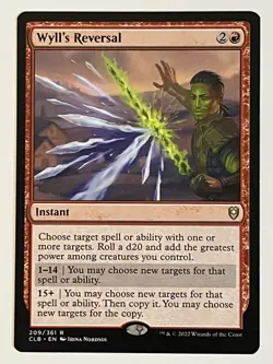 Wyll's Reversal Commander Legends: Battle for Baldur's Gate Non-Foil Regular MTG - Image 1