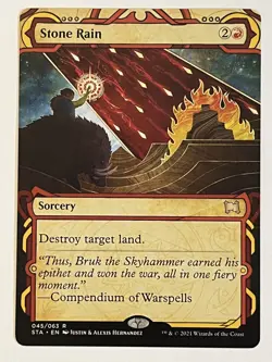 Stone Rain Strixhaven: Mystical Archives Non-Foil Regular MTG - Image 1