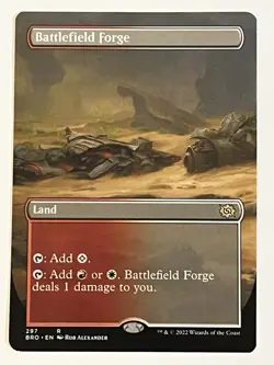 Battlefield Forge (Borderless) The Brothers' War Non-Foil Regular MTG - Image 1