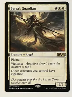 Serra's Guardian Core Set 2019 Non-Foil Regular MTG - Image 1