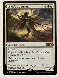 Serra's Guardian Core Set 2019 Non-Foil Regular MTG - Image 1
