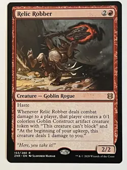 Relic Robber Zendikar Rising Non-Foil Regular MTG - Image 1