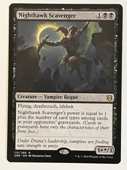 Nighthawk Scavenger Zendikar Rising Non-Foil Regular MTG - Image 1