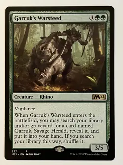 Garruk's Warsteed Core Set 2021 Non-Foil Regular MTG - Image 1