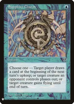 Sapphire Charm - Near Mint MTG Mystery Booster - Image 1