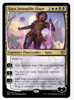 MTG Kaya, Intangible Slayer - Phyrexia All Will Be One ONE 2023 NM Mythic Rare - Image 1