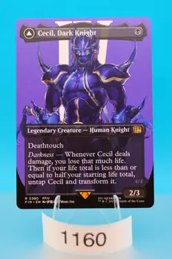 MTG Cecil, Dark Knight (Borderless) Final Fantasy Regular #380 - Image 1