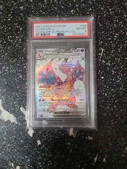Lot 2 Pokemon Cards Charizard EX 056 Scarlet & Violet PSA 8 Mewtwo 52 PSA 6 - Image 2