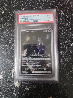 Lot 2 Pokemon Cards Charizard EX 056 Scarlet & Violet PSA 8 Mewtwo 52 PSA 6 - Image 4