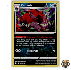 Pokemon - Zoroark - 103/203 - NON HOLO - Deck Variant Promo - Evolving Skies NM - Image 1