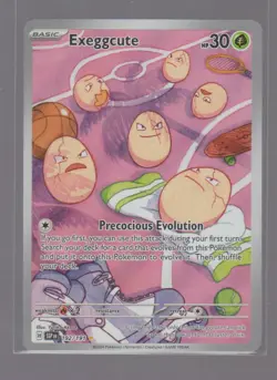 EXEGGCUTE 192/191 ILLUSTRATION RARE SURGING SPARKS POKEMON HOLO NEAR MINT - Image 1