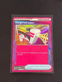 DANGEROUS LASER 058/064 ACE SPEC RARE SHROUDED FABLE POKEMON HOLO NM - Image 1