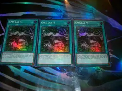 3x GMX Lab #5 1st Edition Super Rare BLZD-EN095 Yu-Gi-Oh! - Image 1