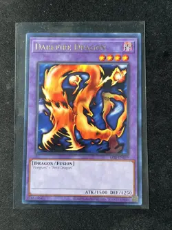 Darkfire Dragon - LOB-EN019 - 25th Anniversary Reprint Rare NM Yugioh - Image 1