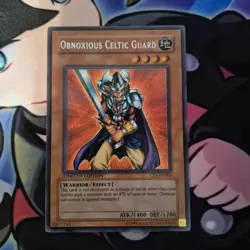 Yugioh TCG Obnoxious Celtic Guard CT1-EN006 2004 Secret Rare Promo - NM - Image 1