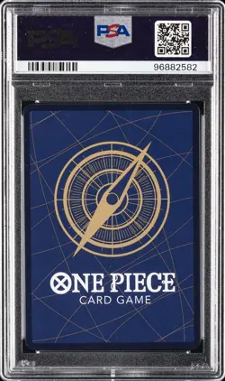 2023 ONE PIECE PREM BANDAI PREM CARD COLL 25TH ED #001 MONKEY D. LUFFY PSA 10 - Image 2