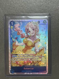 One Piece TCG Rebecca OP15-053 SR Adventure On Kami’s Island English NM - Image 1