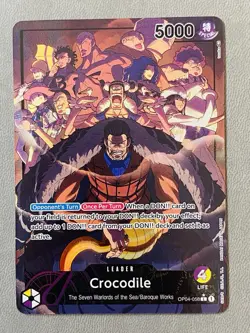 Crocodile (OP04-058) (Alternate Art) - Kingdoms of Intrigue (OP04) - One Piece - Image 1